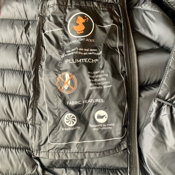 Save The Duck IRIS STAND UP COLLAR COAT WITH FAUX FUR LINING - Picture 11 of 11